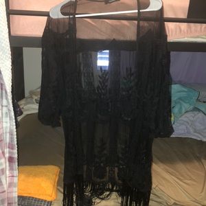 Black Lace Shawl